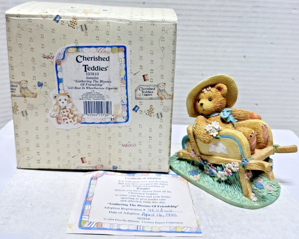 CHERISHED TEDDIES~ 103810 ~ Jennifer โGathering The Blooms Of Friendshipโ (1994)